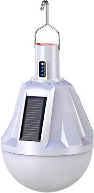 Wasserdichte, über usb wiederaufladbare Solar-LED-Glühbirne für den Außenbereich. Fernbedienung inklusive.