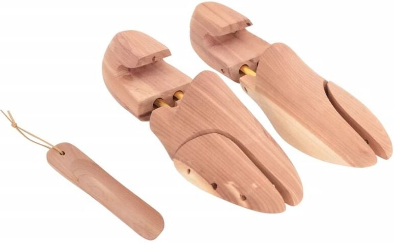 Schuhspanner mit Schuhlöffel eu 40-41 Massivholz Zeder Vidaxl
