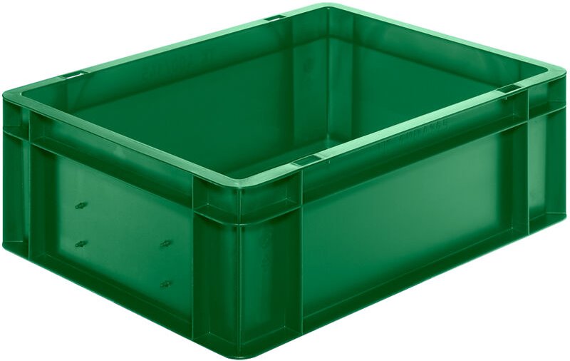 La-ka-pe - Transportstapelbehälter L400xB300xH145mm grün pp Seitenwände geschlossen