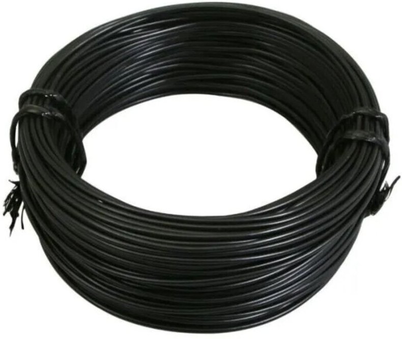 Flexibles, schwarzes Kupferkabel, 2,5 mm² Querschnitt, 5 Meter lang. Flexibles Kabel für Elektroinstallationen. Feuchtig...