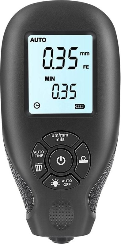 Memkey - Langlebiger digitaler Autolack-Tester, Schichtdickenmessgerät für Autos, Automobil-Lackmessgerät, ABS-Lackmessg...