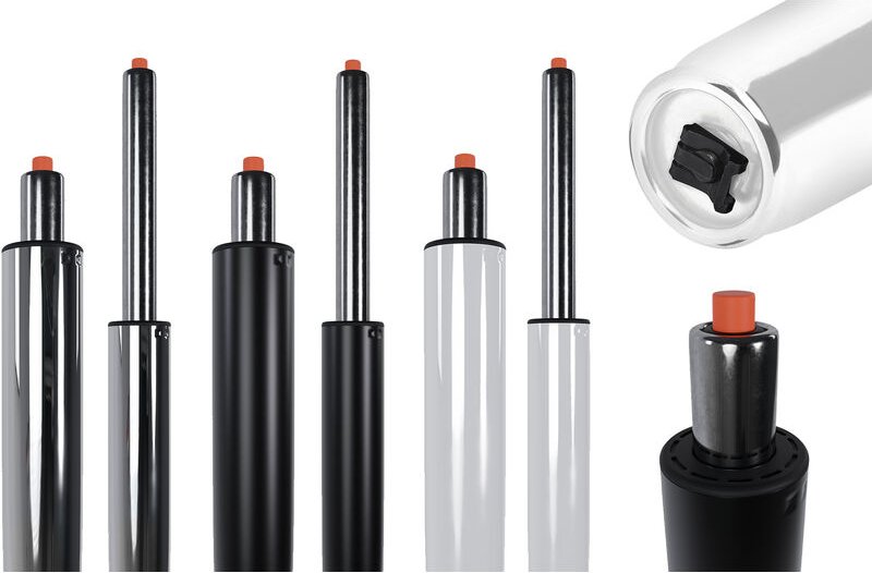 Gasdruckfeder für Bürostühle schwarz ø 5cm, Länge 260-320mm