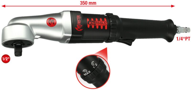 Ks Tools 1/2' monster Hochleistungs-Druckluft-Schlag-Ratschenschrauber 271 Nm