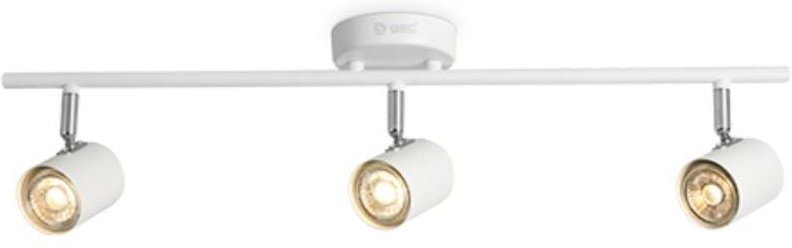Deckenstrahler 3 lineare Elemente GU10 Weiß GSC 001905359