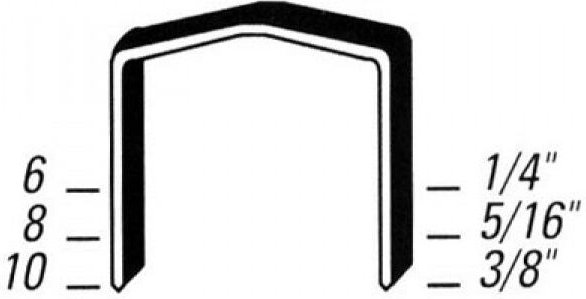 Bostitch - Klammer stcr - h. 6 mm - bostitich - Packung zu 5000 - STCR501906Z