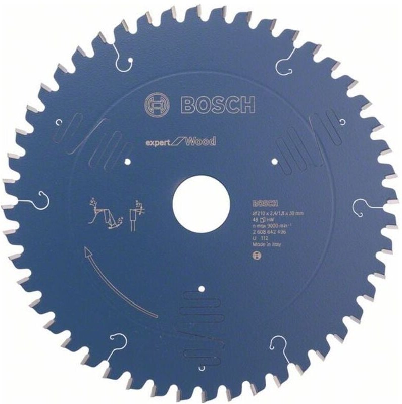 Bosch Kreissägeblatt Expert for Wood, 210 x 30 x 2,4 mm, 48