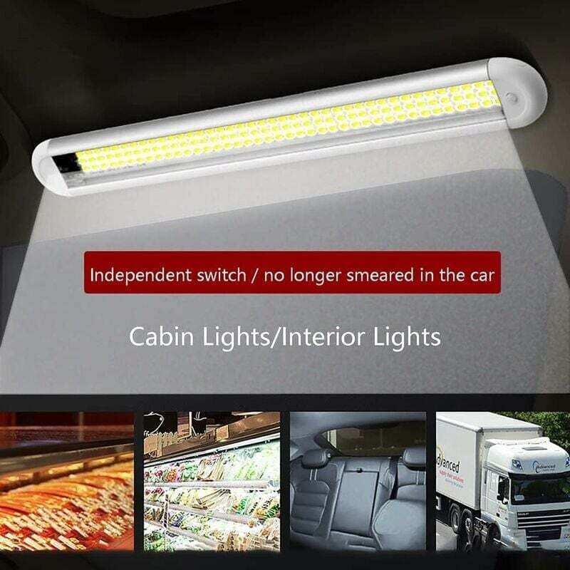 12 V LED-Lichtleiste, LED-Lampen für Wohnmobil, Beleuchtung für Wohnmobil, LED-Auto-Innenbeleuchtung mit Schalter, für W...