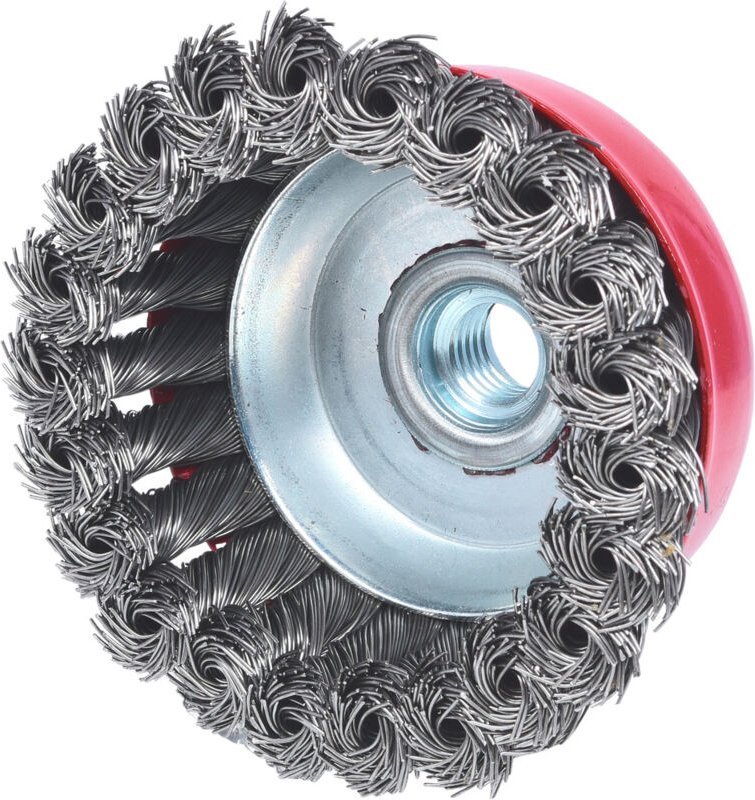 Stahldrahttopfbürste 0,5mm, ø 90mm