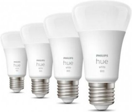 Philips Hue - weiss 4 led glÜhbirnen a60 e27 9w 929001821625 31914100