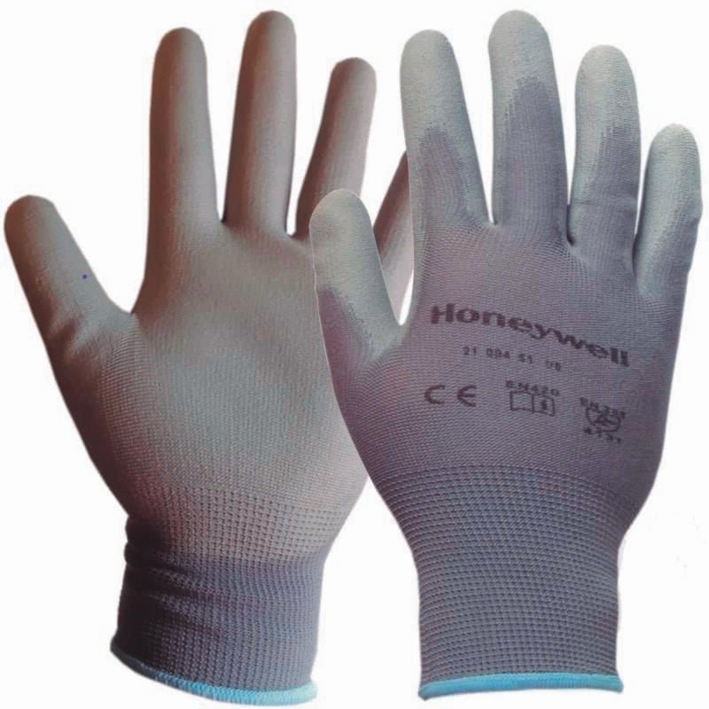 Pu Nylon Grauer Handschuh, Größe 8 Honeywell 210045108
