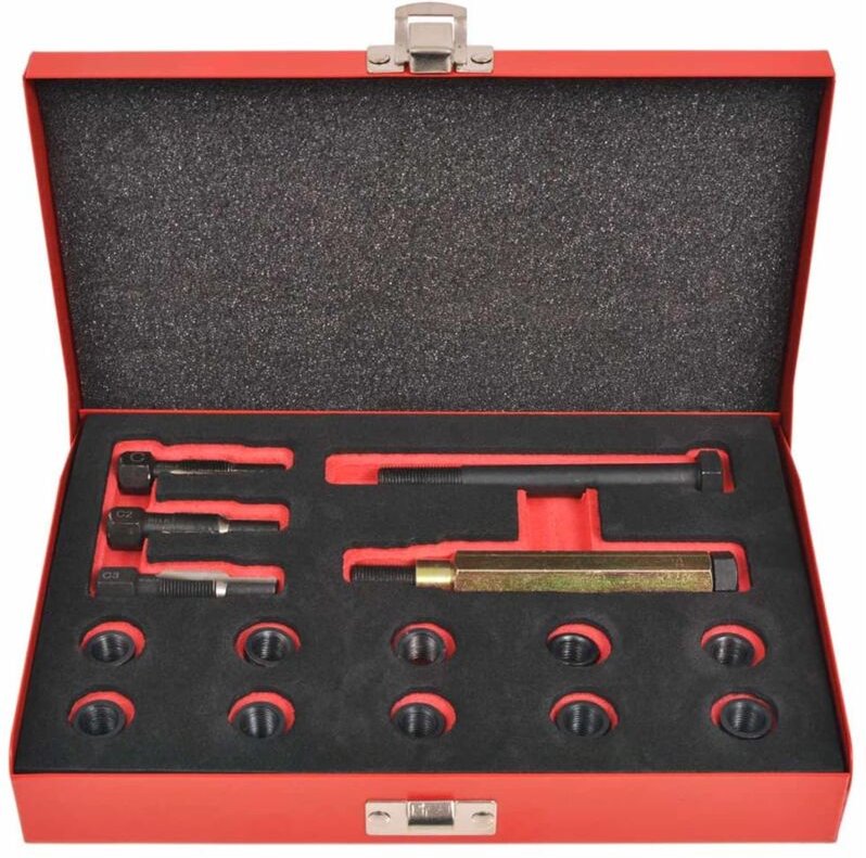 Glühkerzengewinde-Reparaturset 15-tlg. M10 x 1,0 mm Vidaxl