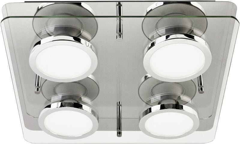 Lightme - Chromia LM85624 LED-Wandleuchte GU10 20 w led Chrom