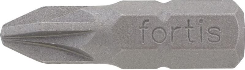 Bit zähhart 1/4' DIN3126 C6,3 PZ2x25mm 10er Pack Fortis