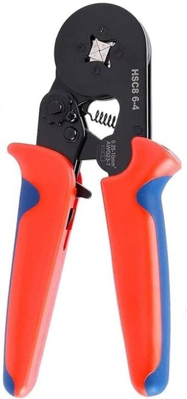 Crimpzange, Ratschen-Crimpzange 0,25–10 mm²/AWG 23–7, selbsteinstellende Ratschen-Crimpwerkzeuge für elektrische Anschlü...