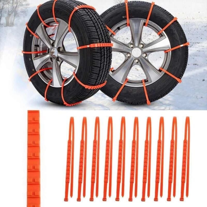 Auto-Schneeketten Kunststoff Universal 10er Set (5623)