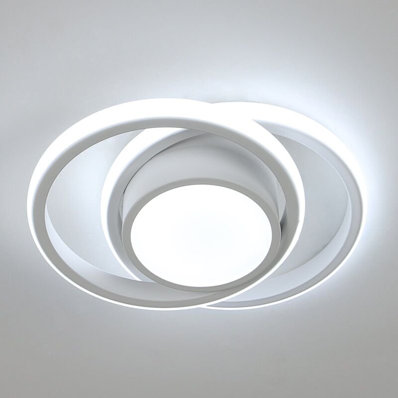 Thumbnail - Goeco - led Deckenleuchte 32W Modernes Design Kaltweiß 6000K Rund Deckenlampe Für Wohnzimmer Schlafzimmer Esszimmer Büro...