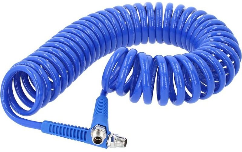 KS Tools 515.3330 PU-Druckluft-Spiralschlauch, Ø 6mm