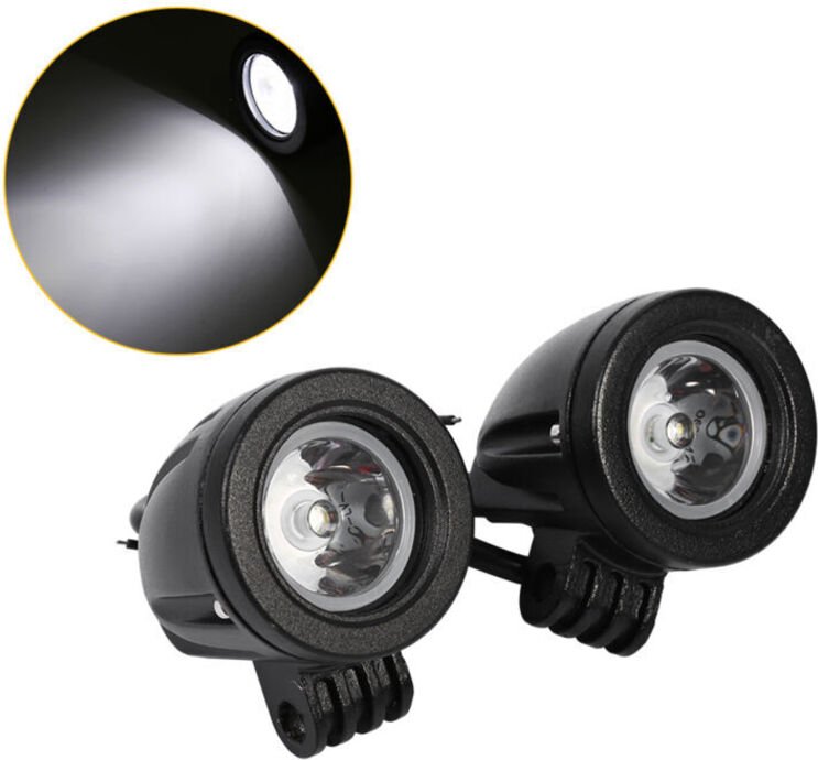 Stück 10W Hochleistungs-LED-Arbeitsscheinwerfer, Nebelscheinwerfer, für Geländefahrten, Motorräder usw.