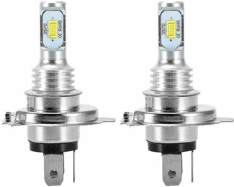 x H4 9003 Hb2 6000 K Super White Csp LED-Leuchtmittel-Kit - Subaoe -