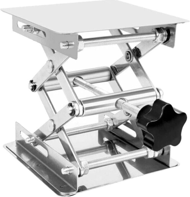Table élévatrice de Laboratoire Plate-forme de Levage de Laboratoire en Acier Inox élévateur Réglable de Laboratoire 45-...