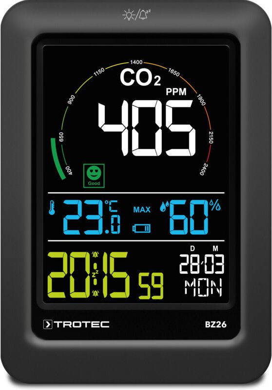 Trotec - CO2-Luftqualitätsmonitor BZ26