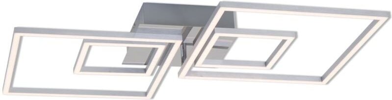 Briloner - led Deckenleuchte Dimmbar Memoryfunktion 45 w silber Metall-Kunststoff
