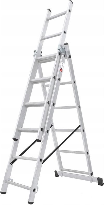 Multifunktionsleiter, Vielzweckleiter aus Aluminium, bis 150kg - Kadax