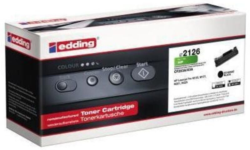 Toner kein Originalzubehör Kompatibel mit: hp 83A EDD-2126 ca. 1.500 Seiten schwarz