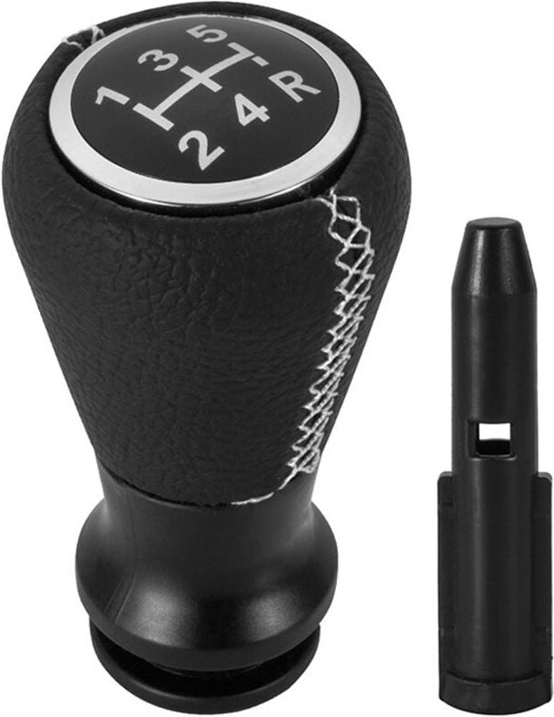 Schaltknauf kompatibel mit Peugeot 106 107 205 206 207 306 307 308 405 406 407 408 508 605 806 807 Citroen C1 C3 C4 (Wei...