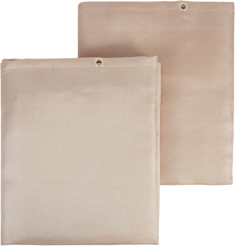 VEVOR 2er-Set Schweißdecke 1230 x 1835 x 0,8 mm Schweißschutzdecke 537℃ Hitzebeständigkeit Hitzeschutzgewebe Wärmeschutz...