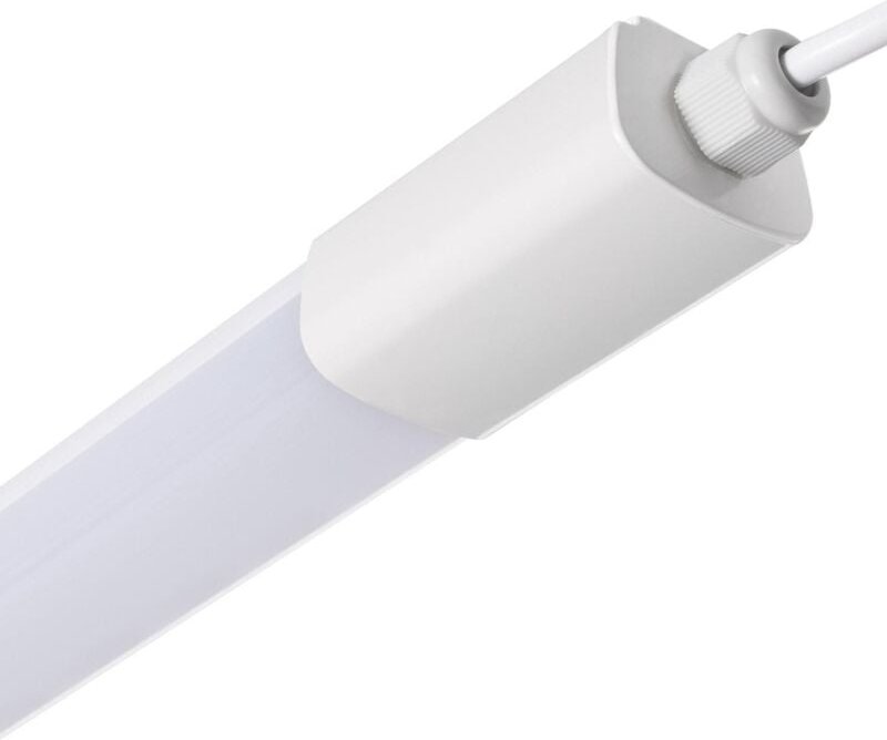 Led Feuchtraumleuchte 60cm 18W Batten IP65 3200K Warmweiß