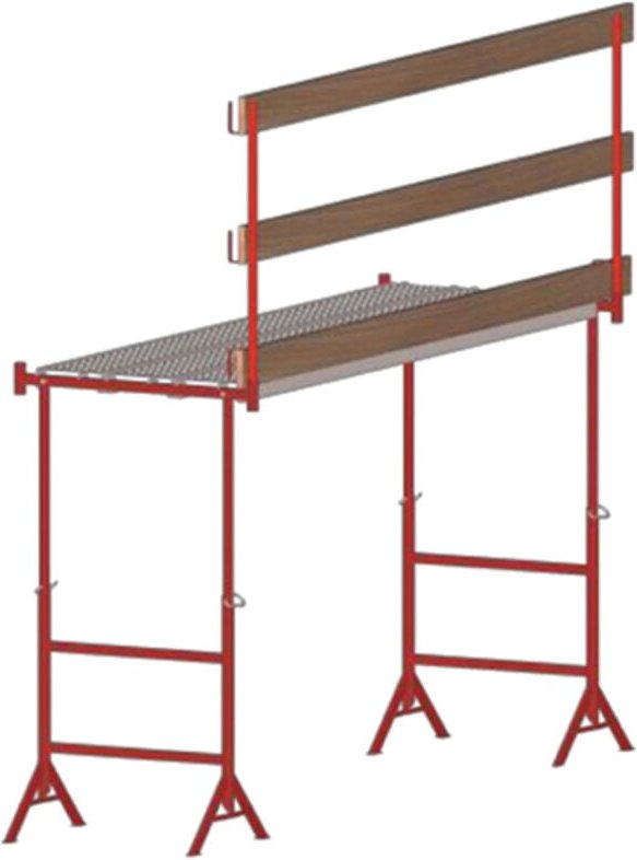 Matisère - Teleskop-Maurergerüst 1.20 bis 2.20m - Länge 3.00m - KITTR12/21EPX3M