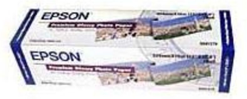 Epson Premium, 329mm x 10m, 255g/m² Fotopapier Weiß Glanz