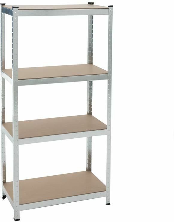 Steckregal Werkstattregal Kellerregal Schwerlastregal Metallregal Lagerregal Verzinkt / 160x80x40cm 320kg