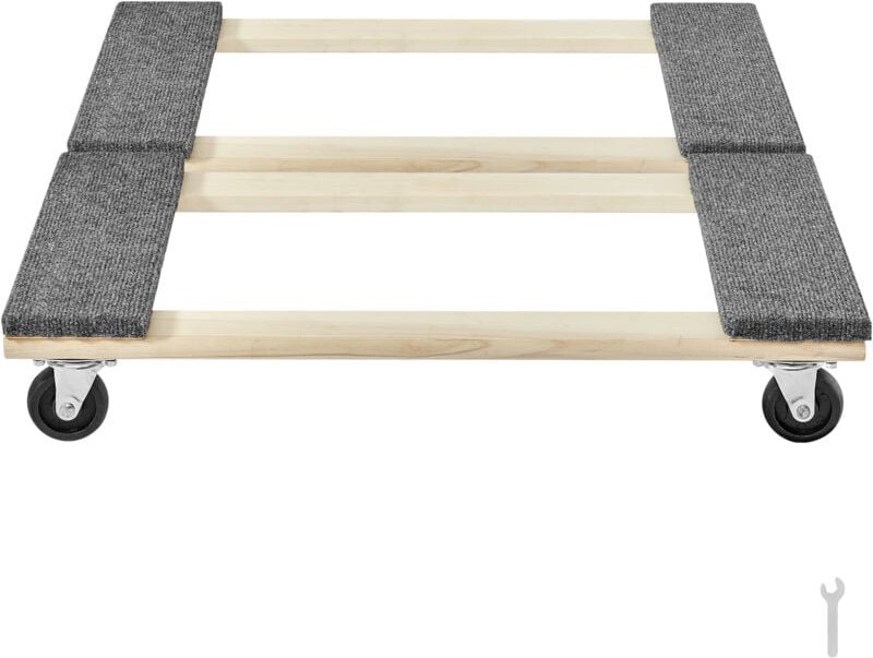 Thumbnail - Mophorn - Möbelwagen, Tragkraft je 1000 lbs, 2 Packungen, 18 x 30 Zoll, 8 x 3 Zoll PP-Lenkrollen, Schwerlast-Möbelwagen ...