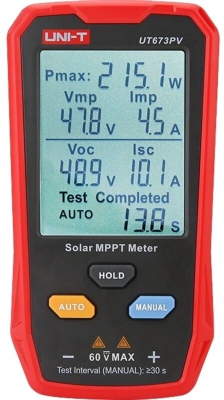 UNI-T Solar MPPT Messgerät UT673PV