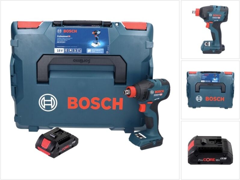 Thumbnail - Bosch gdx 18V-210 c Professional Akku Drehschlagschrauber 18 v 210 Nm Brushless + 1x ProCORE Akku 4,0 Ah + L-Boxx - ohne...