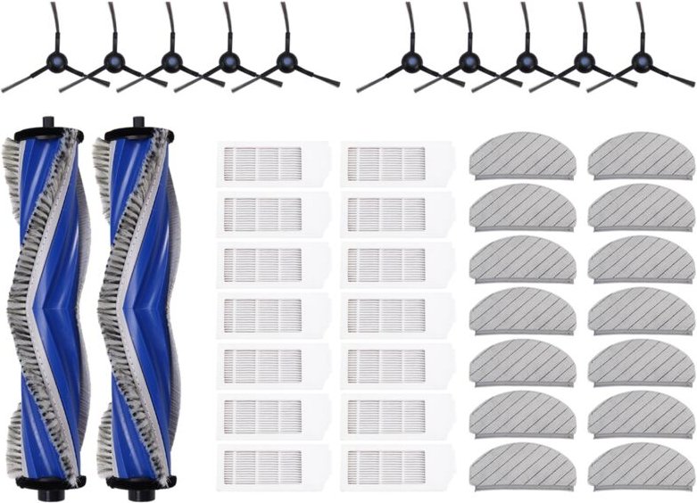 Für debot N20 / plus Vakuum Teil Wichtigsten Roller Seite Pinsel Hepa-Filter Mopp Pad Tuch Zubehör