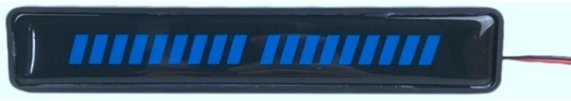 Tlily - 12V 36 led Leuchtgitter Leuchtfeuer Auto Pickup Frontgesichtsdekoration Tageslicht Außenatmosphäre Blau 2St