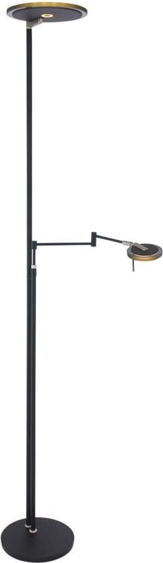 Stehlampe - Turound - schwarz - glas metall - - Steinhauer