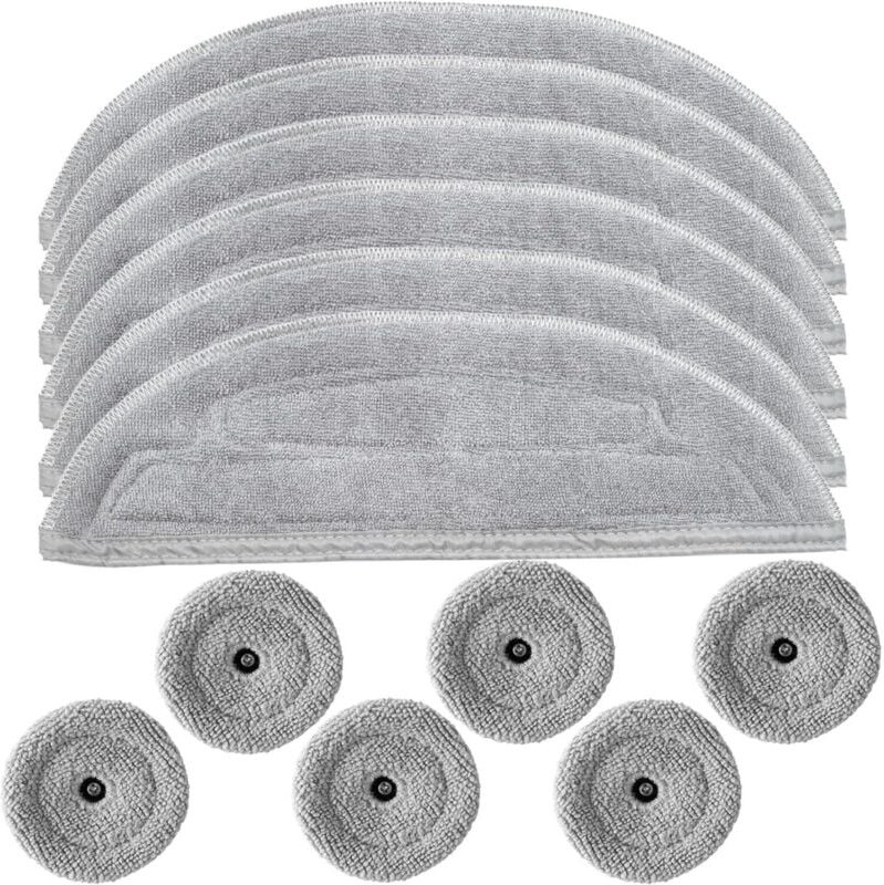 Anwendbares 12-teiliges Ersatz-Wischtuch für Roborock S8 MaxV Ultra, S8 Max Ultra Roboter-Staubsauger, kompatibel mit Vi...