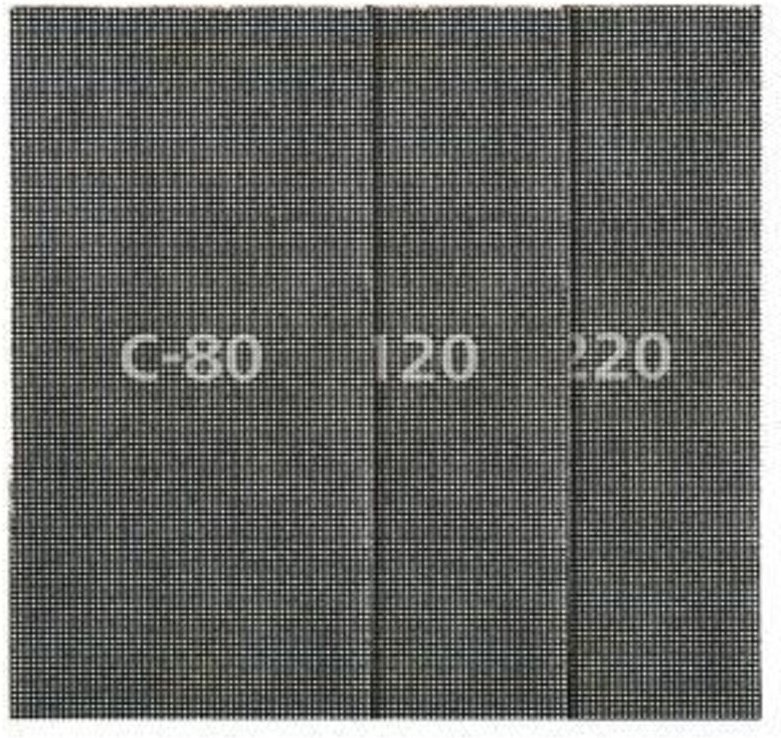 Haft-Gitterleinen 93 x 190 mm 5 Stück Siliziumcarbid Hobel - Wolfcraft