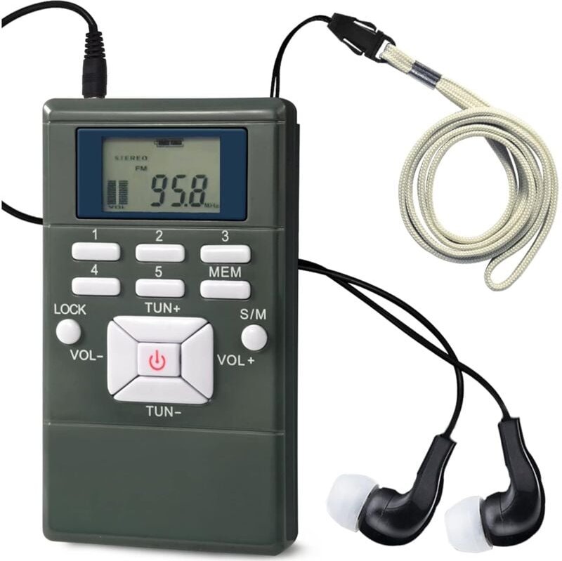 Tragbares Mini-Walkman-Radio im Taschenformat – Genießen Sie Ihre Lieblingsmusik, wo immer Sie sind