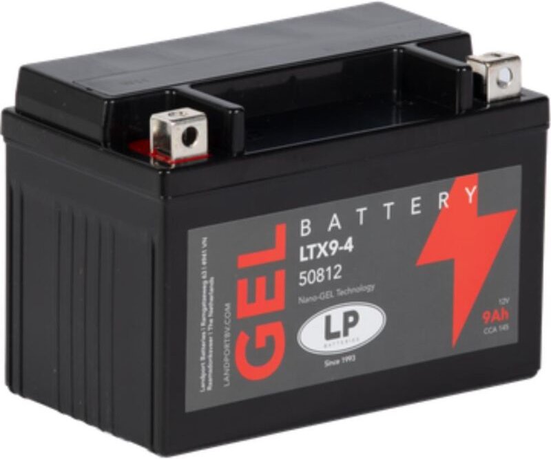 Batterie 12V 9Ah für Motorrad Startbatterie mg LTX9-4