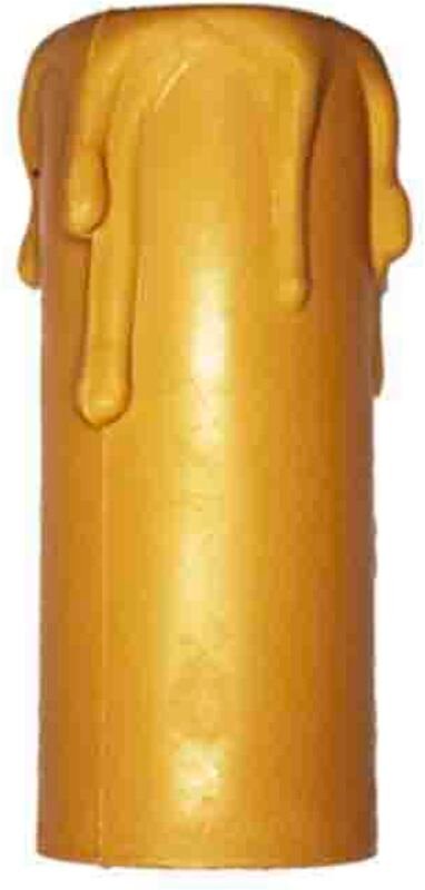 EDM - Kurze cremefarbene Kerze (68cm Ø2,8cm) E3/44140 Platte