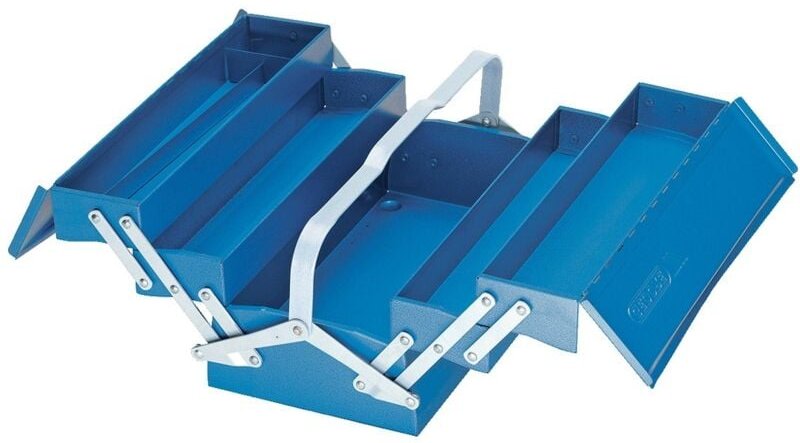 1265 l Werkzeugkasten, leer, 5 Fächer, 210x420x225 mm