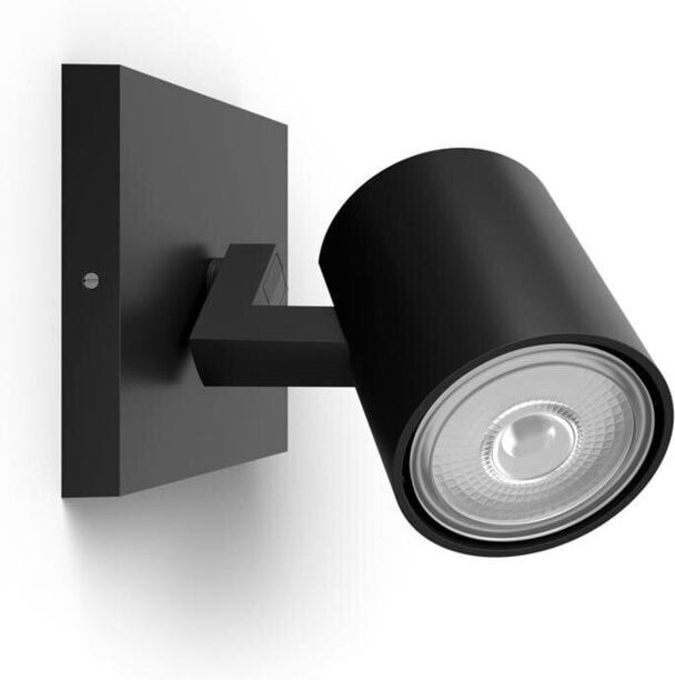 Runner einzelner metallstrahler gu10 ip20 schwarz -43529200 - Philips