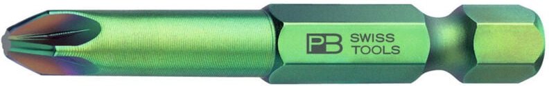 Pb Swiss Tools - Pozidriv-Klinge, Schaft e 6,3, Kreuzschlitzgröße 3, 50 mm Länge