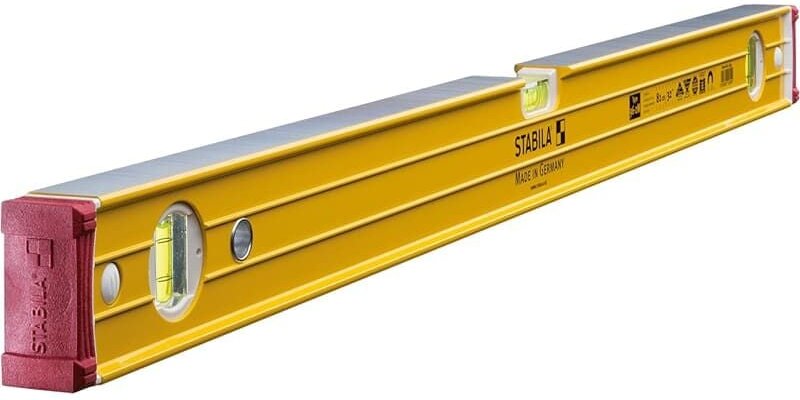 Stabila Aluminium Wasserwaage Type 96-2 M, 40 - 200 cm, mit Seltenerd-Magneten, Ausführung: Type 96-2 M, 81 cm