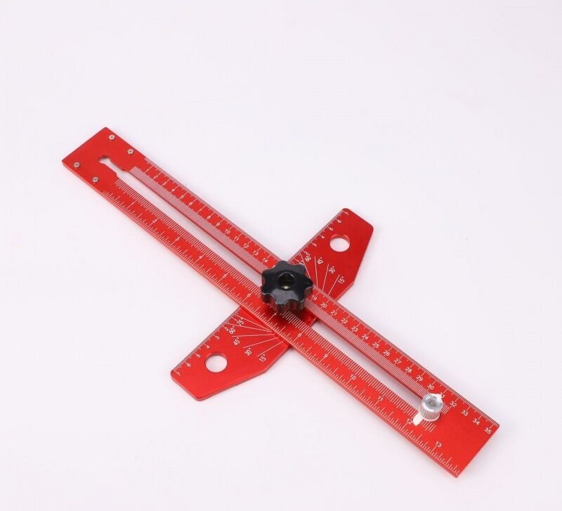 Anreißnadel-Markierungslineal für die Holzbearbeitung, T-Typ-Lineal für die Holzbearbeitung, 35 cm, Messwerkzeuge, Präzi...